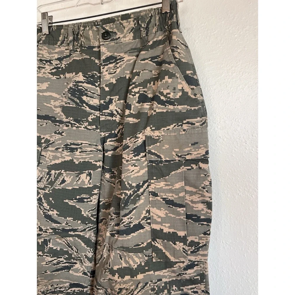 US Air Force Camo Cargo Pants Men's 30R USAF Camouflage Pattern Utility Trouser